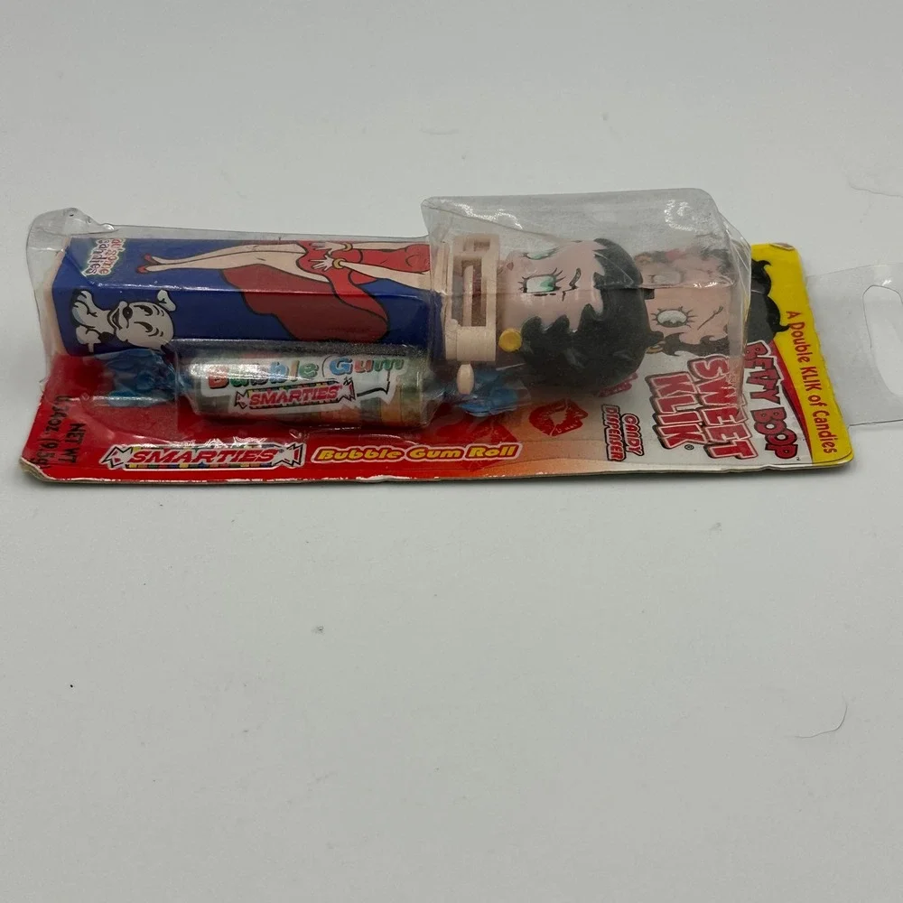Betty Boop Sweet Klik Candy Dispenser 2006 Ausome Candies NIP NOS Packaging Wear